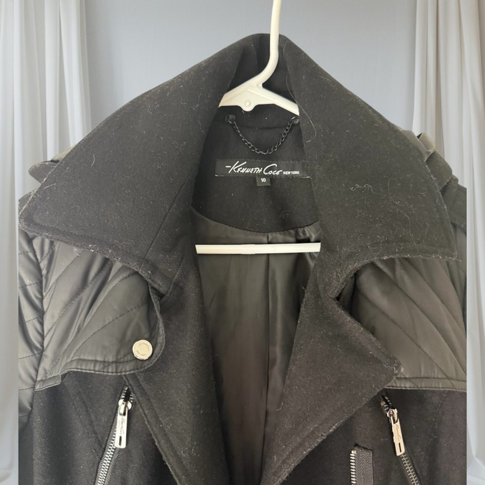 Kenneth Cole New York Black Quilted Women's Coat - Picture 8 of 8